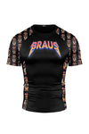 Rash Guard Rock and Roll Manga Corta