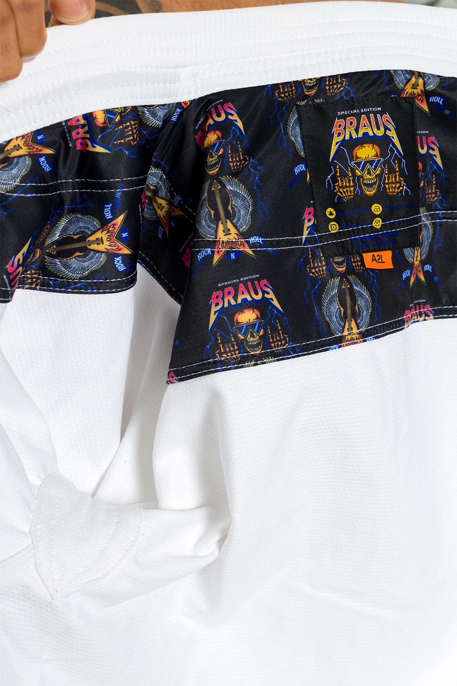 Kimono Braus Rock & Roll Jiu Jitsu Gi Blanco