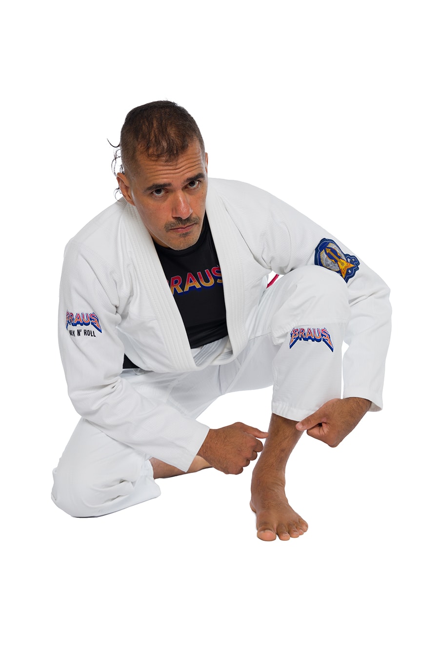 Kimono Braus Rock & Roll Jiu Jitsu Gi Blanco