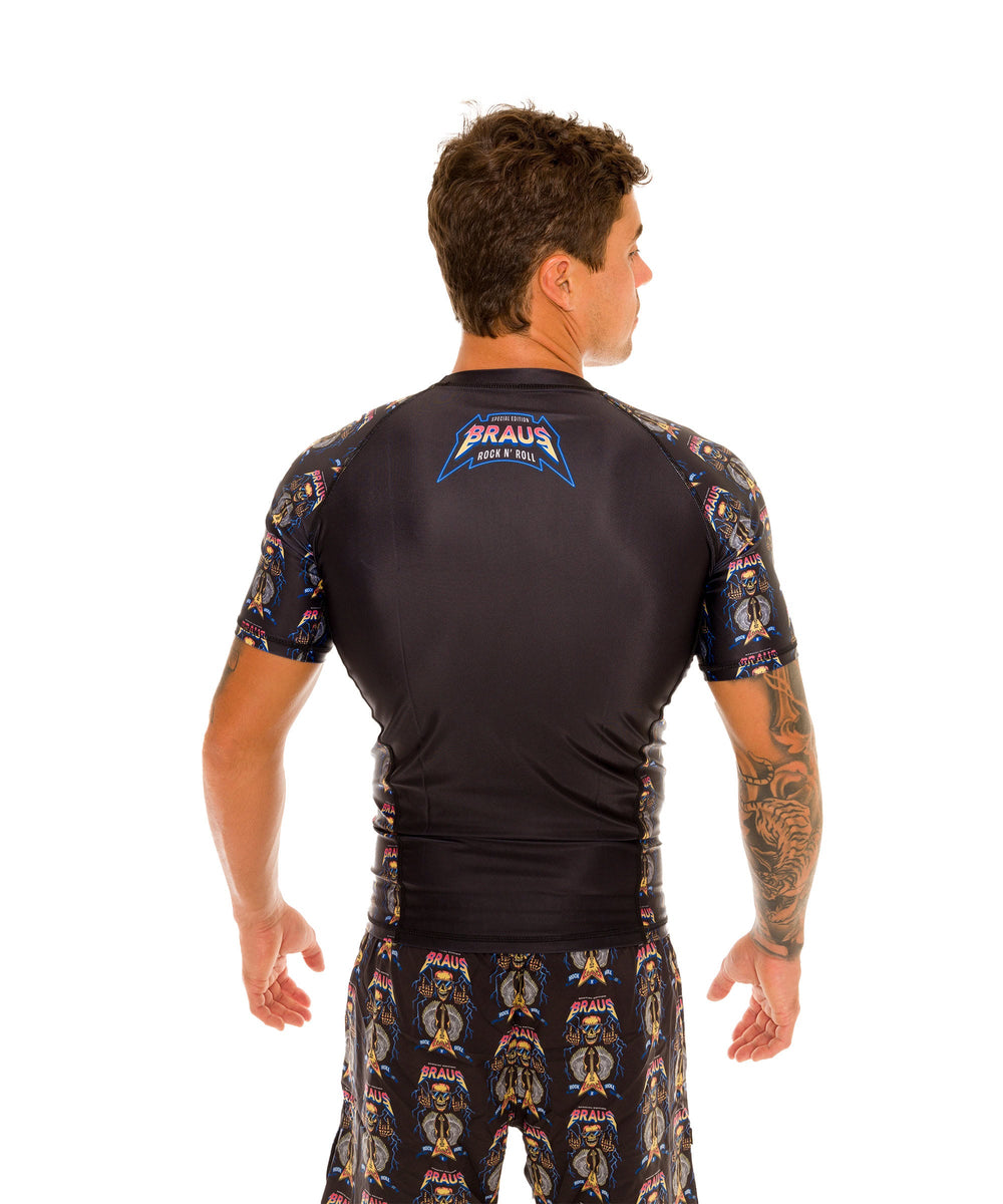 Rash Guard Rock and Roll Manga Corta