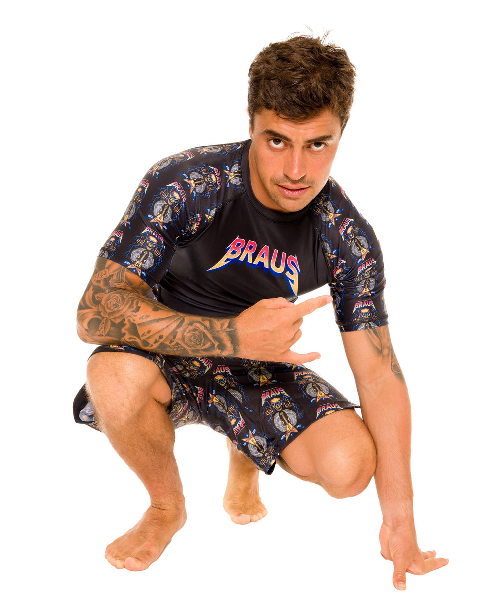 Rash Guard Rock and Roll Manga Corta