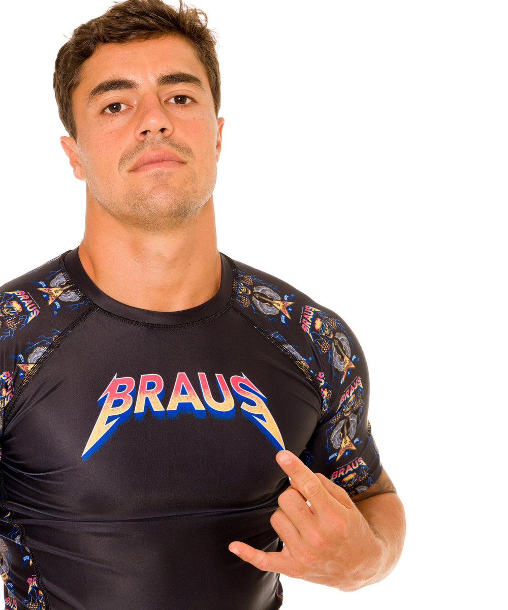 Rash Guard Rock and Roll Manga Corta