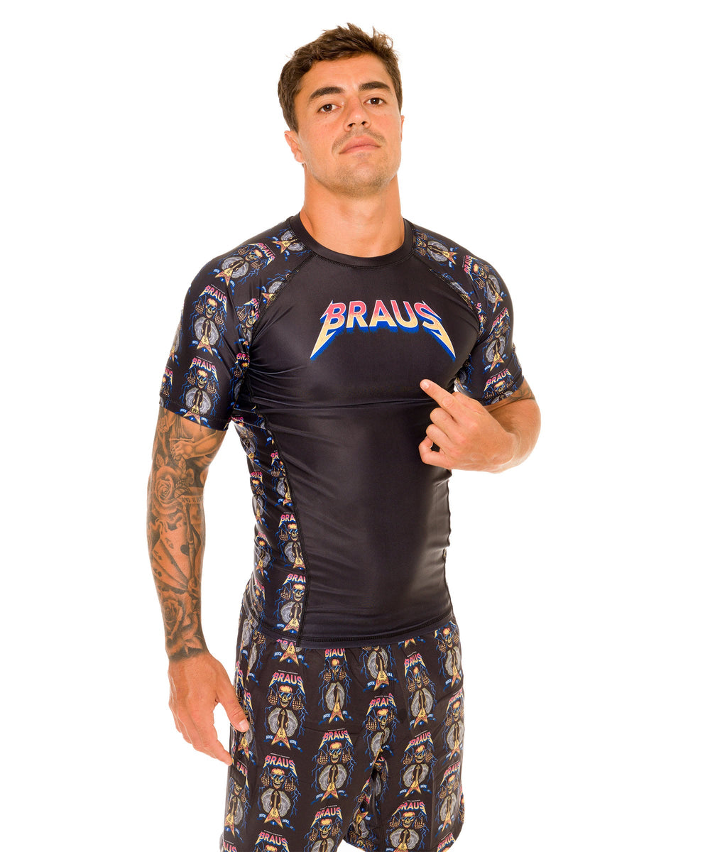 Rash Guard Rock and Roll Manga Corta