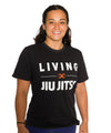 Remera Living Jiu Jitsu Negra Unisex
