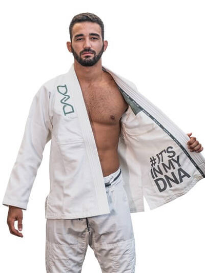 Kimono de Jiu-Jitsu Masculino BRAUS DNA Blanco